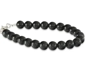 Schwarzer Turmalin Armband 8mm