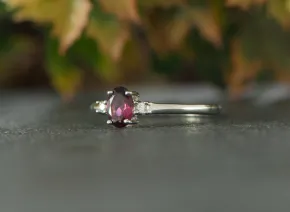 Granat Rhodolith Ring