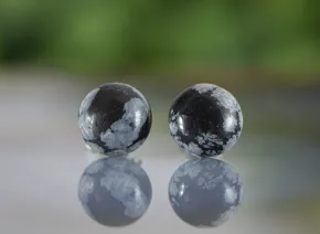 Obsidian Ohrringe