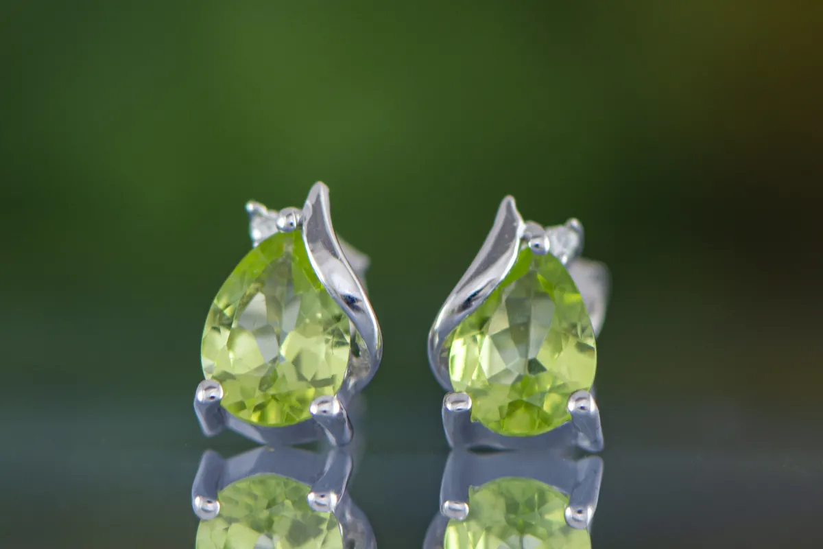 Ohrringe mit Peridot