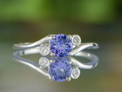 Tansanit Ring