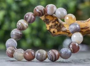 Armband mit Achat 12mm