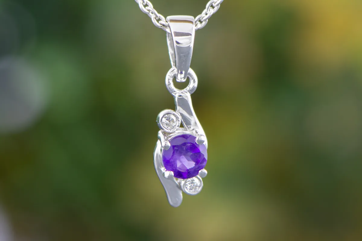 Anhänger mit Amethyst