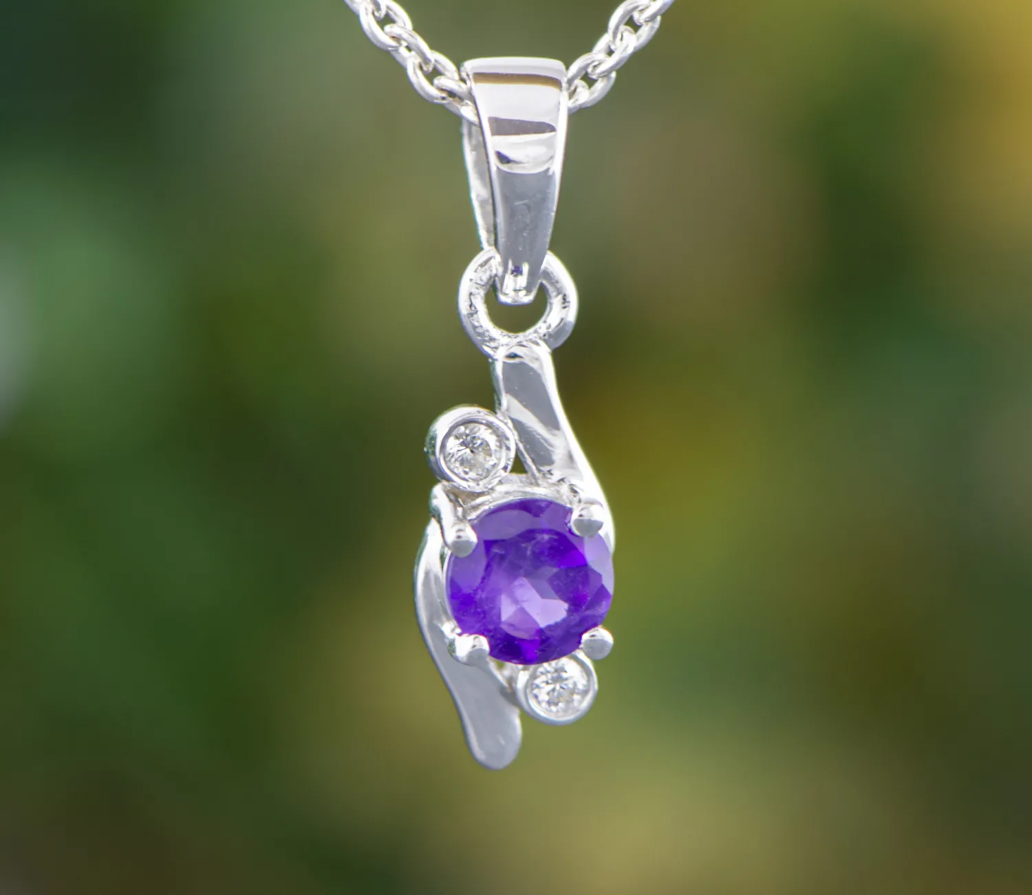 Anhänger mit Amethyst