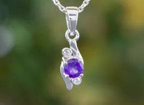 Anhänger mit Amethyst
