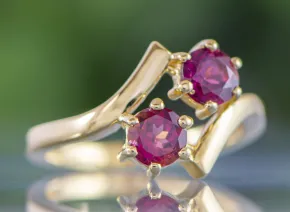 Ring mit Rubellit