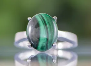 Ring mit Malachit
