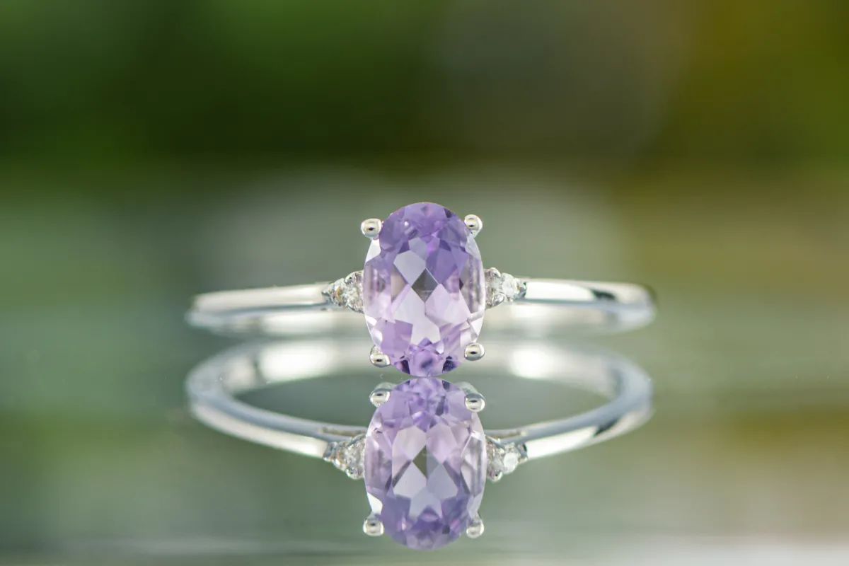 Ring mit Lavendelamethyst