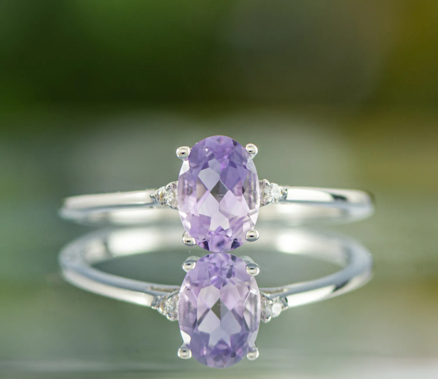 Ring mit Lavendelamethyst