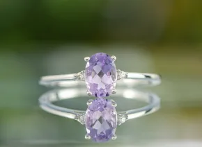 Ring mit Lavendelamethyst