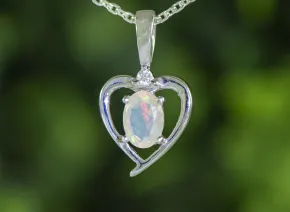 Herz mit Opal