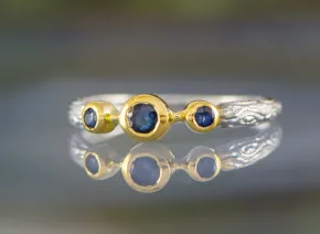 Ring mit Saphiren