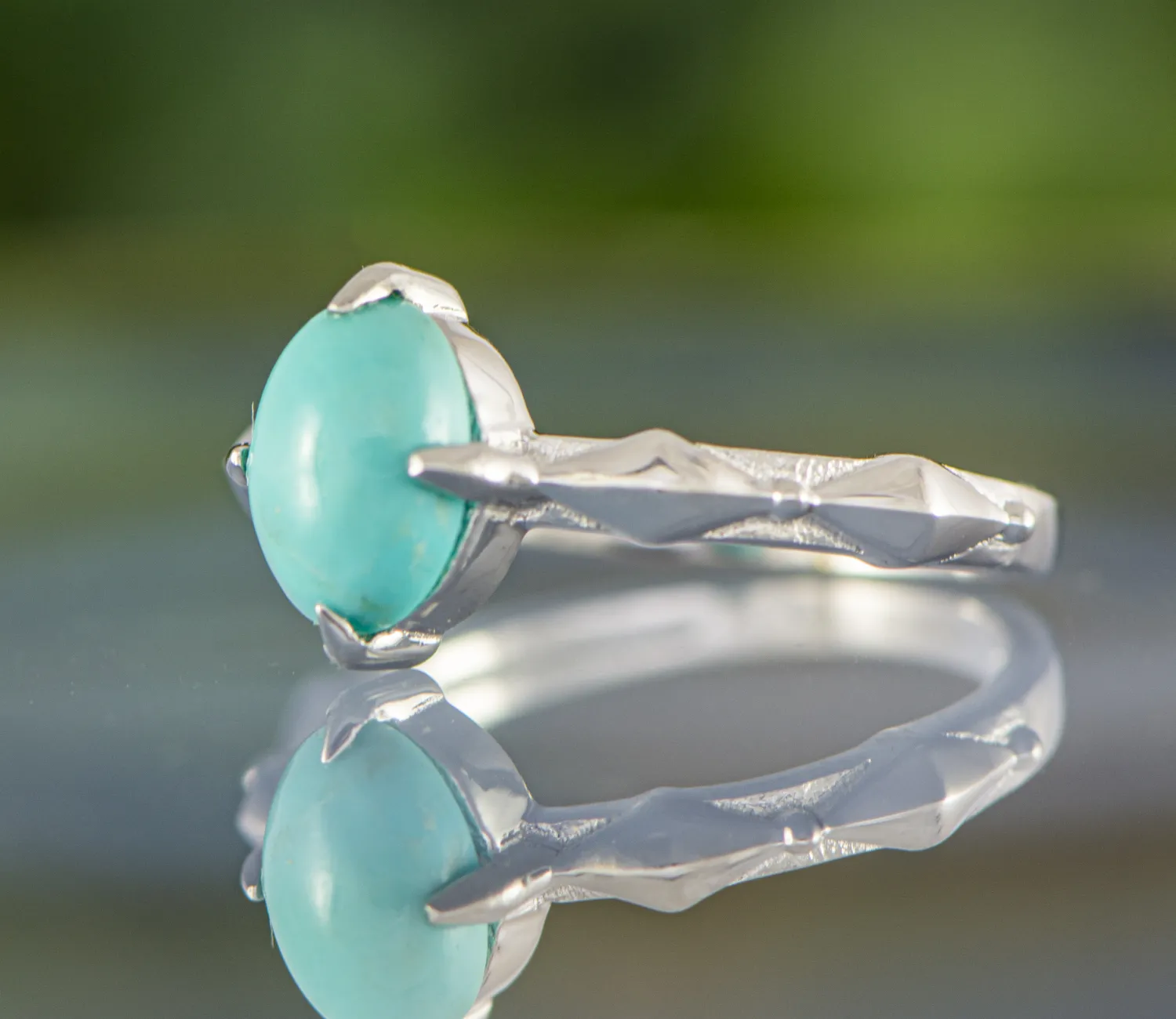 Ring mit Türkis