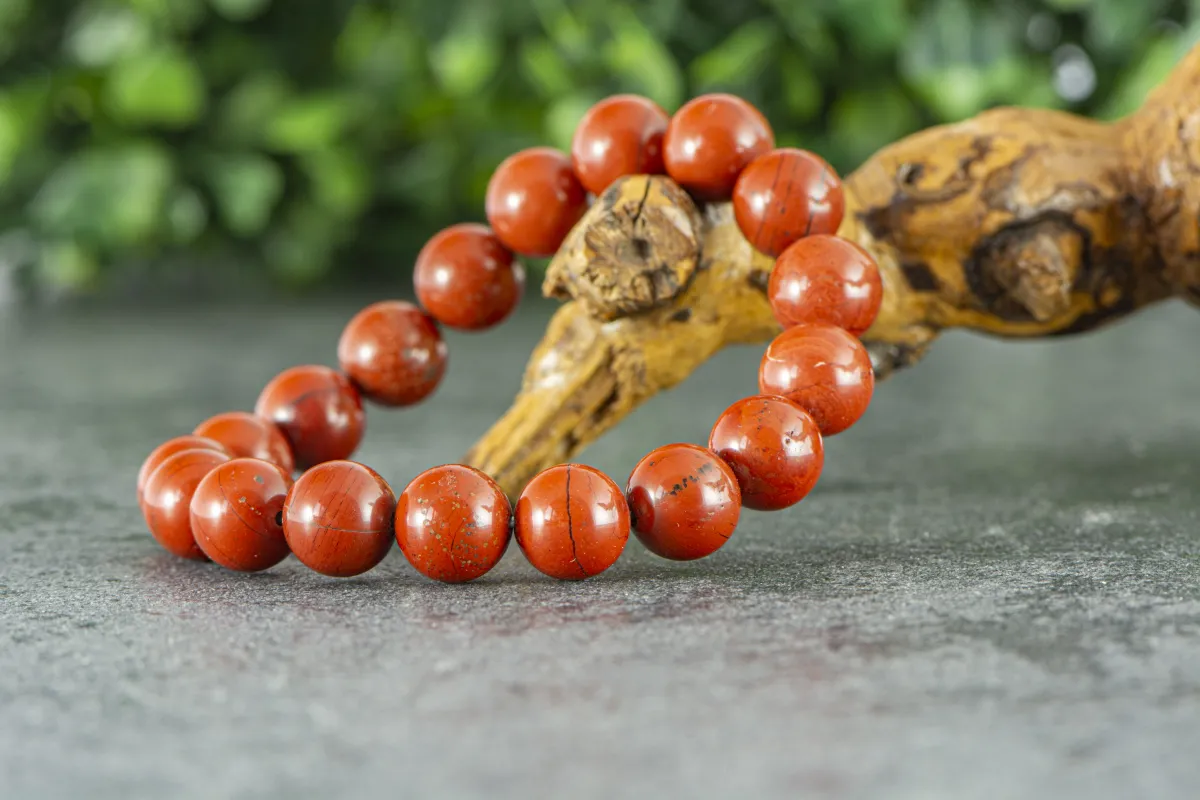 Armband mit rotem Jaspis