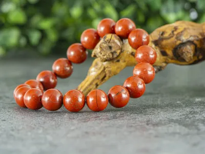 Armband mit rotem Jaspis