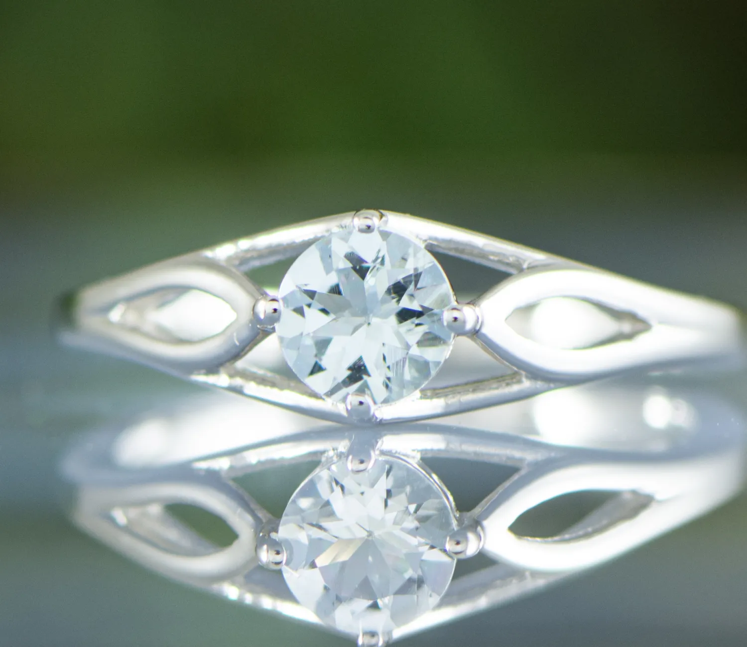 Ring mit Aquamarin