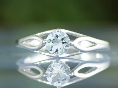 Ring mit Aquamarin
