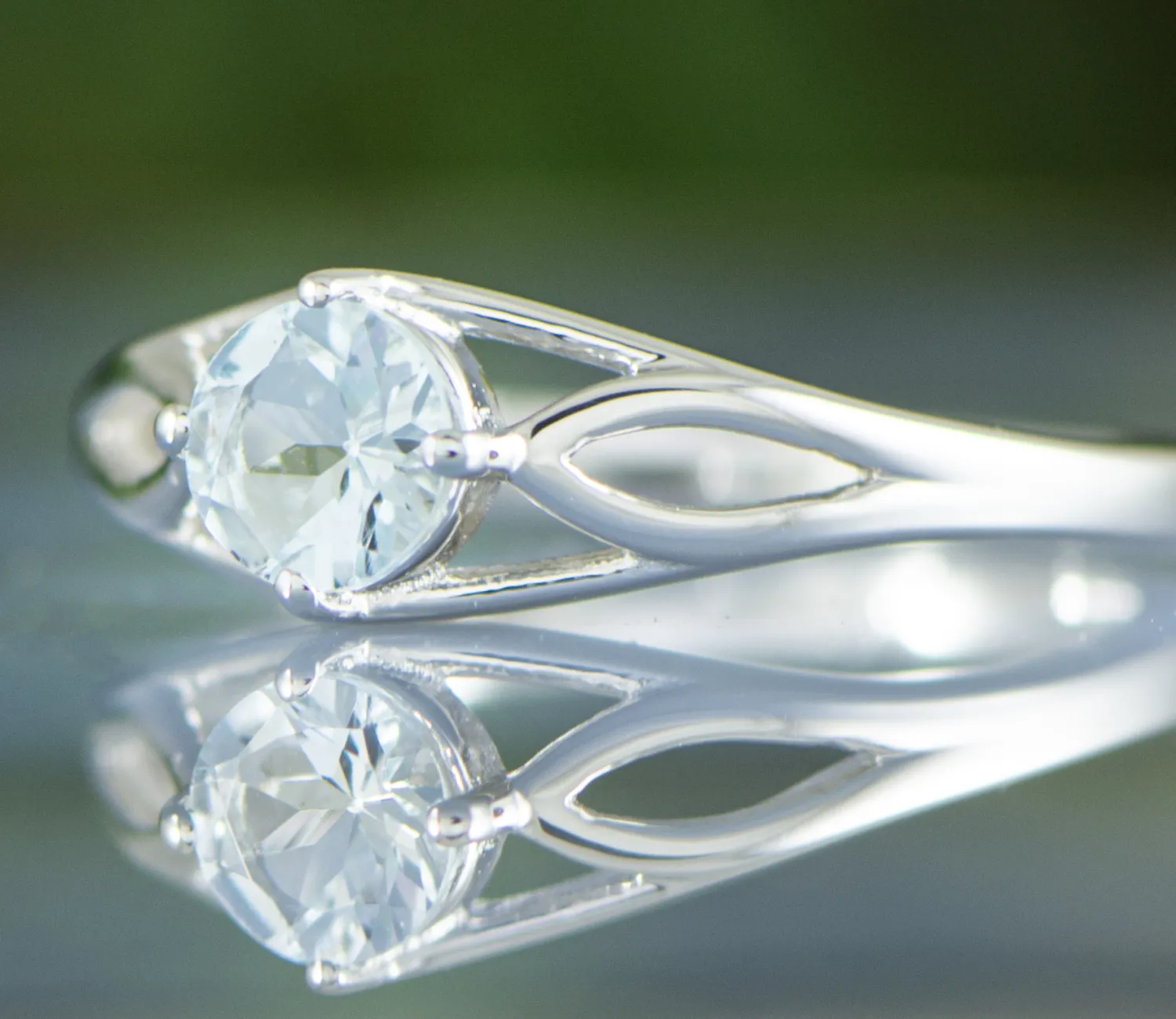 Ring mit Aquamarin