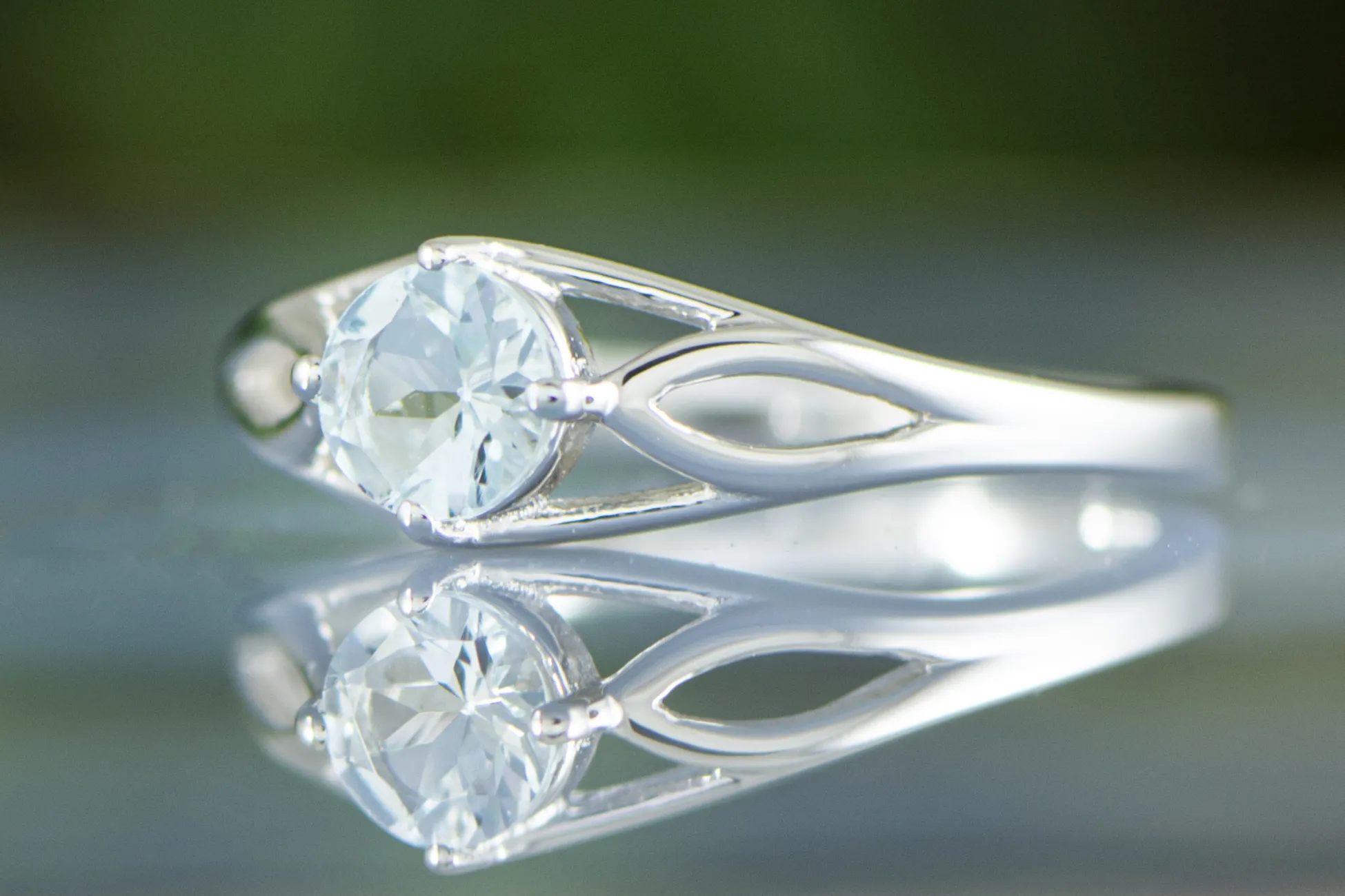 Ring mit Aquamarin