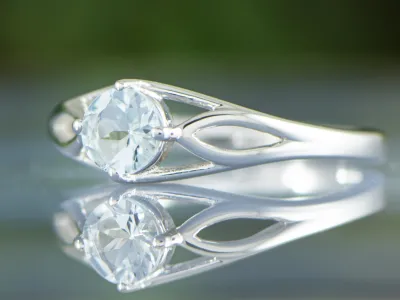 Ring mit Aquamarin