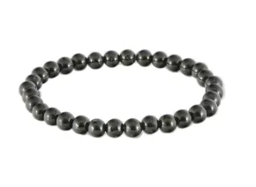 Armband aus schwarzem Turmalin 6mm