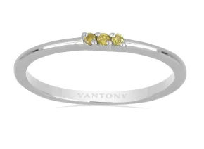 Ring mit Gelben Diamanten