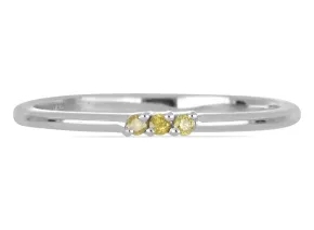 Ring mit Gelben Diamanten
