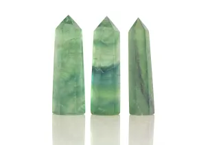 Grüne Fluorit-Monokristalle