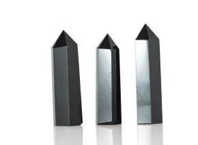 Schwarzer Obsidian Monokristall