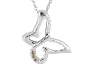 Silberanhänger mit Diamanten
