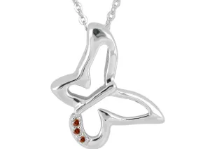 Anhänger mit roten Diamanten