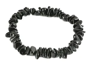 Armband aus schwarzem Turmalin - Chips