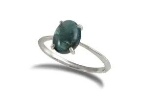 Goldring mit blauem Turmalin