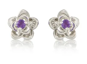Ohrringe mit Amethyst