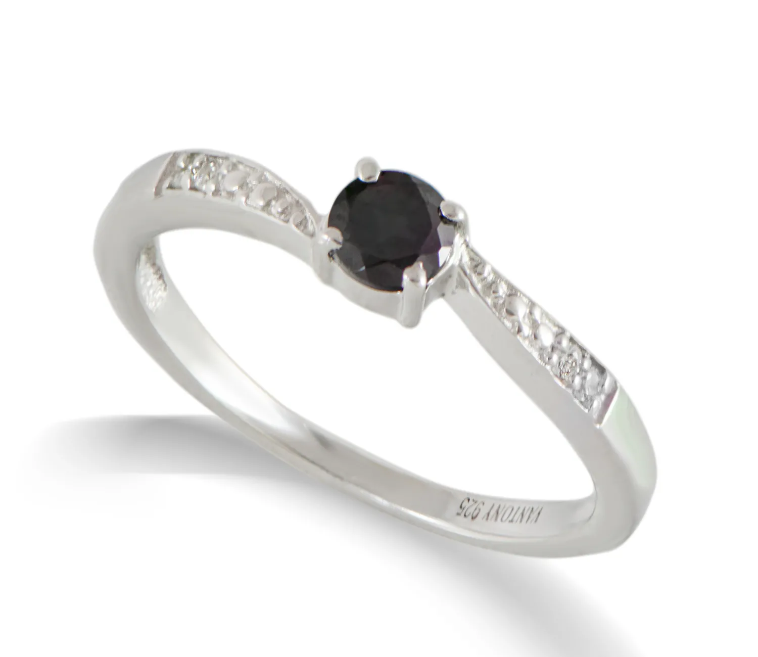Silberring mit Onyx