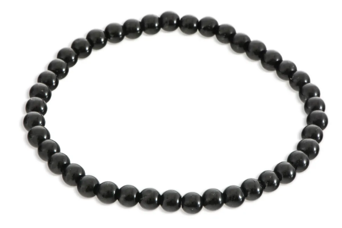 Armband mit schwarzem Turmalin 4mm