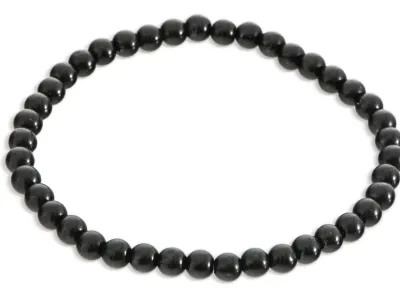 Armband mit schwarzem Turmalin 4mm