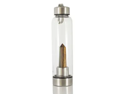 Wasserflasche mit Tigerauge