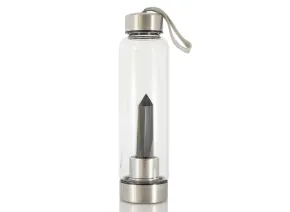 Wasserflasche mit schwarzem Obsidian