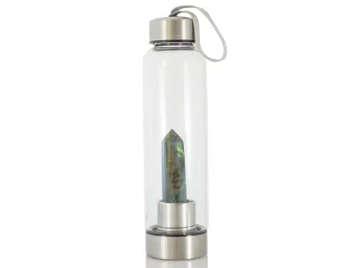 Wasserflasche mit Labradorit
