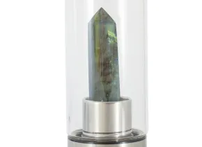 Wasserflasche mit Labradorit