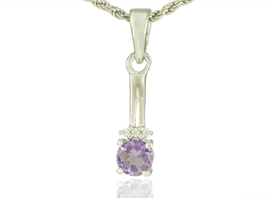 Anhänger mit Lavendel Amethyst