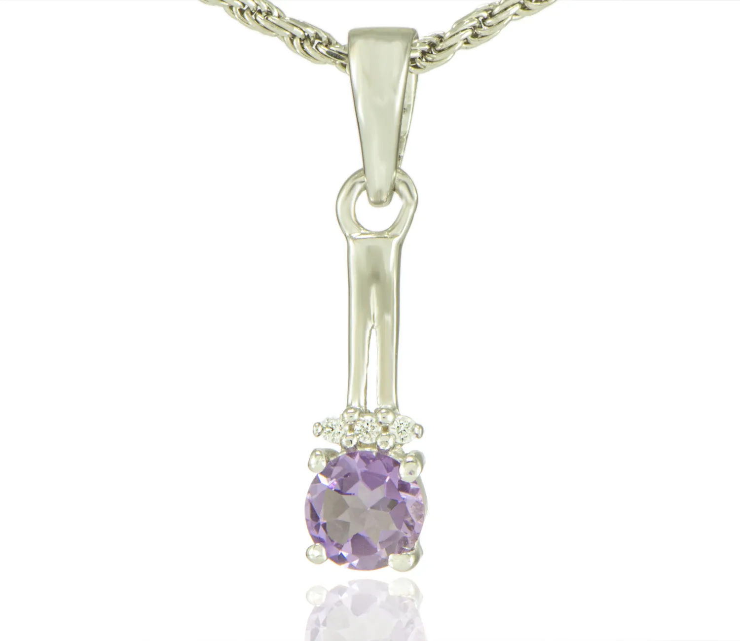 Anhänger mit Lavendel Amethyst