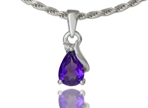 Silberanhänger mit Amethyst