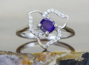 Ring mit Amethyst