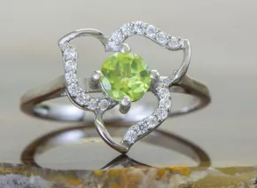 Silberring mit Peridot