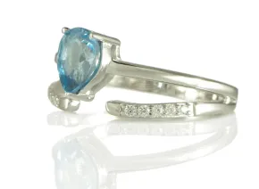 Ring mit Blauem Topas
