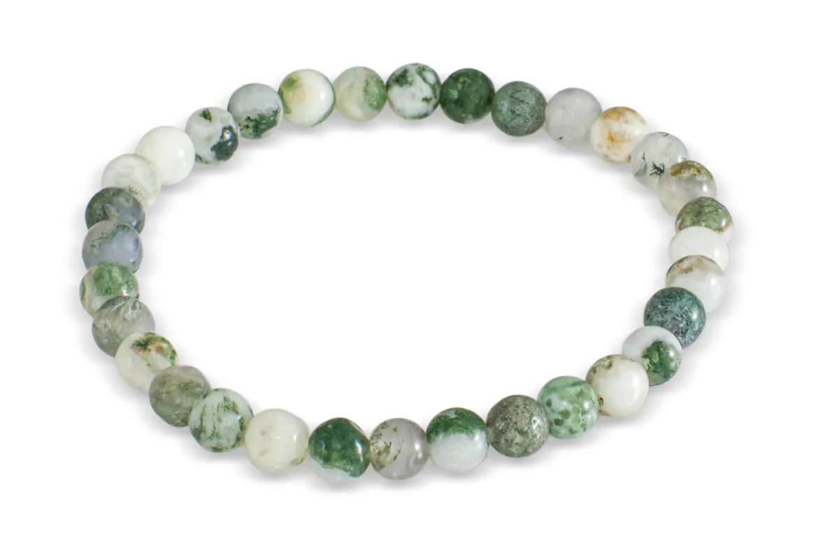 Armband aus Moosachat
