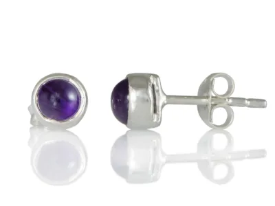 Ohrringe mit Amethyst