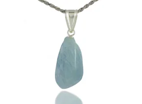 Silberanhänger mit Aquamarin